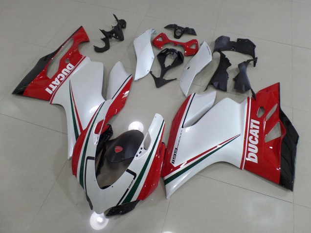 ABS Carenado Ducati 1199 2011-2014 - Blanco Rojo ABS Carenado Ducati 1199 2011-2014 - Blanco Rojo