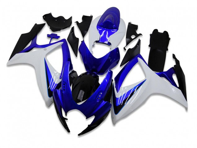 ABS Kits Carenado GSXR 600 / 750 K6 2006-2007 - Azul Blanco ABS Kits Carenado GSXR 600 / 750 K6 2006-2007 - Azul Blanco