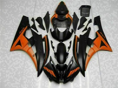 ABS Kits Carenado R6 2006-2007 - Naranja Negro