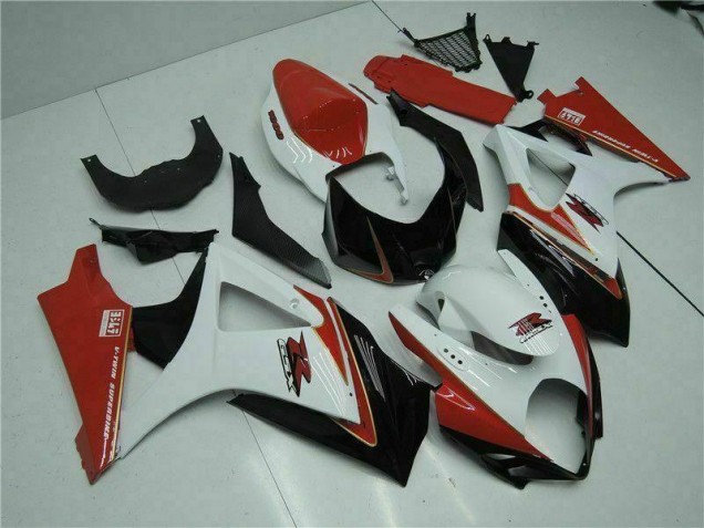 ABS Plástica GSXR 1000 K7 2007-2008 - Rojo Blanco
