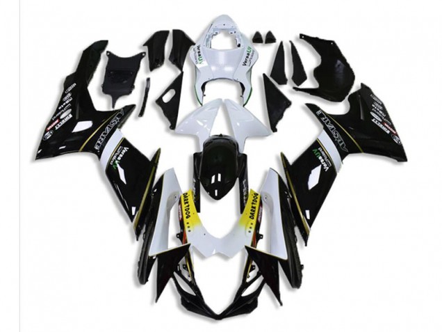 ABS Plástica GSXR 600 / 750 K11 2011-2021 - Negro Blanco