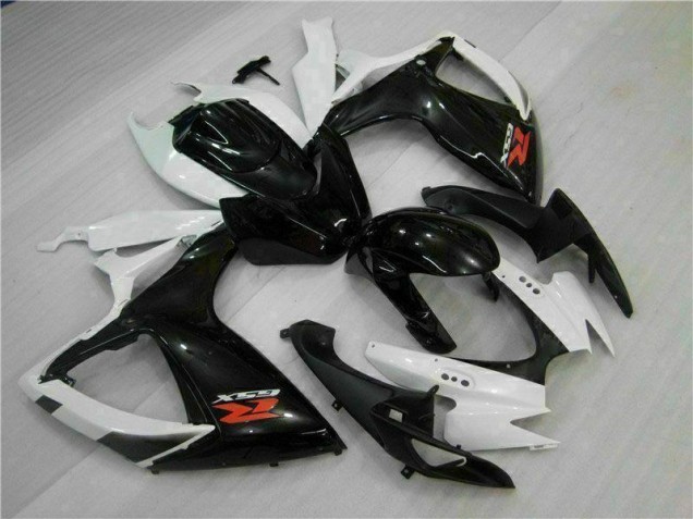 ABS Plástica GSXR 600 / 750 K6 2006-2007 - Blanco Negro ABS Plástica GSXR 600 / 750 K6 2006-2007 - Blanco Negro