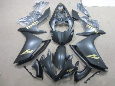 ABS Plástica R1 2007-2008 - Negro Oro Calcomanías