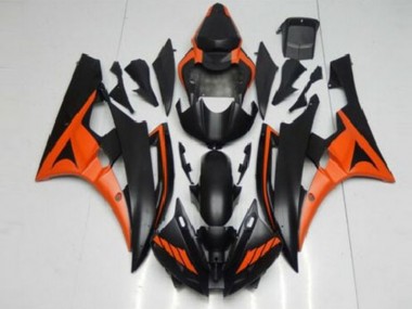 ABS Plástica R6 2006-2007 - Naranja Negro