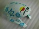 ABS Plástico CBR 600 RR 2005-2006 - Blanco Azul Nastro Azzurro 46