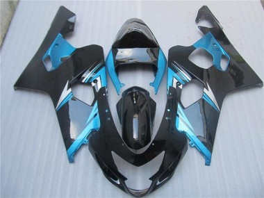 ABS Plástico GSXR 600 / 750 K4 2004-2005 - Azul Negro
