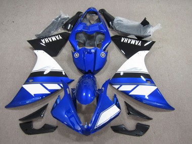 ABS Plástico R1 2012-2014 - Azul Negro Blanco