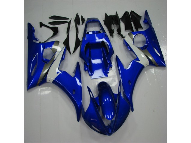ABS Plástico R6 2003-2005 - Azul Blanco ABS Plástico R6 2003-2005 - Azul Blanco