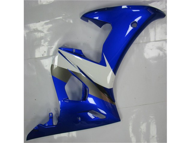 ABS Plástico R6 2003-2005 - Azul Blanco ABS Plástico R6 2003-2005 - Azul Blanco