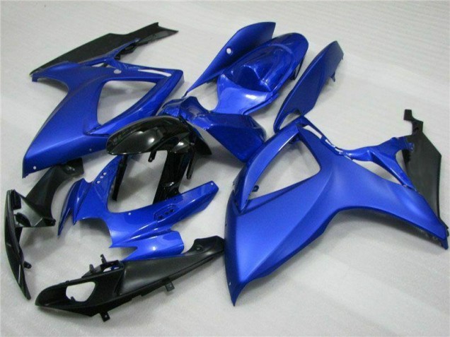 ABS Plásticos GSXR 600 / 750 K6 2006-2007 - Azul Negro