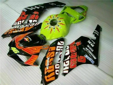 Carenado CBR 1000 RR 2004-2005 - Naranja Verde