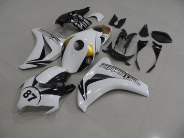Carenado CBR 1000 RR 2008-2011 - Blanco & Negro 87