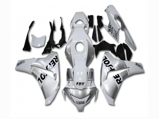 Carenado CBR 1000 RR 2008-2011 - Plata Blanco Repsol