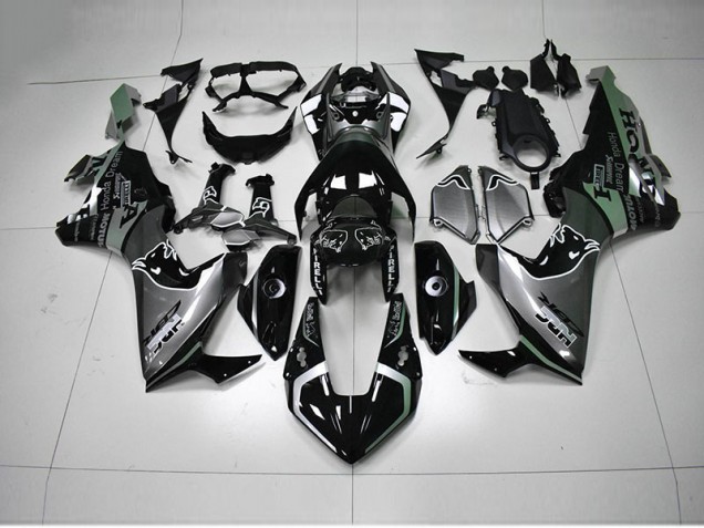 Carenado CBR 1000 RR 2017-2023 - Negro Plata HRC Carenado CBR 1000 RR 2017-2023 - Negro Plata HRC