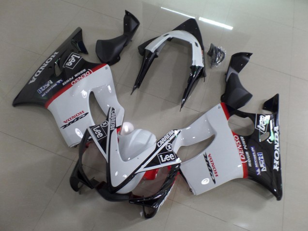 Carenado CBR 600 F4i 2001-2003 - Blanco Negro Carrera Lee Carenado CBR 600 F4i 2001-2003 - Blanco Negro Carrera Lee