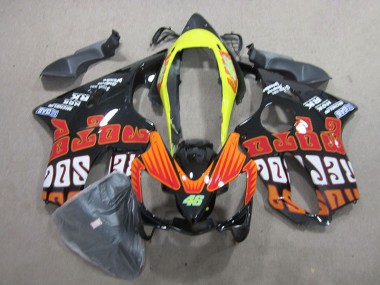Carenado CBR 600 F4i 2004-2007 - Negro Rojo 46