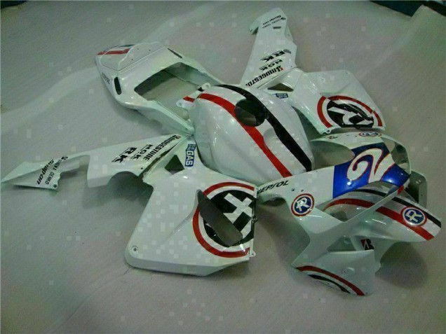 Carenado CBR 600 RR 2003-2004 - Blanco Azul R 2 Carenado CBR 600 RR 2003-2004 - Blanco Azul R 2