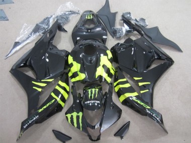 Carenado CBR 600 RR 2009-2012 - Negro Verde Monster