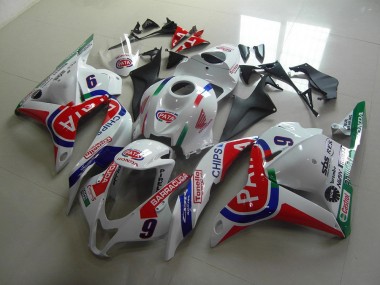Carenado CBR 600 RR 2009-2012 - Rojo Blanco Pata