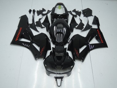 Carenado CBR 600 RR 2013-2021 - Brillante Negro con Rojo Pegatinas