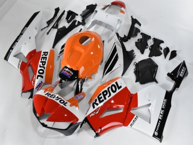 Carenado CBR 600 RR 2013-2021 - Rojo Blanco Naranja Repsol