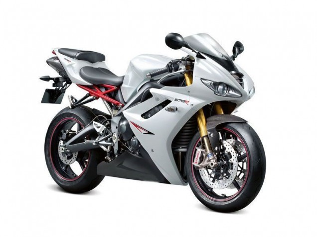 Carenado Daytona 675 Triple 2009-2012 - Blanco Perla Negro