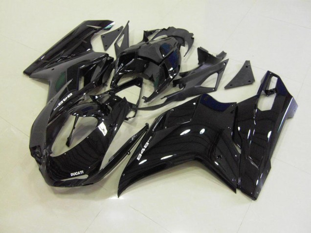 Carenado Ducati 848 1098 1198 2007-2014 - Brillante Negro Carenado Ducati 848 1098 1198 2007-2014 - Brillante Negro