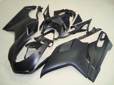 Carenado Ducati 848 1098 1198 2007-2014 - Negro Mate No Pegatinas