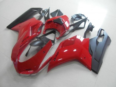 Carenado Ducati 848 1098 1198 2007-2014 - Rojo Negro