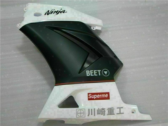 Carenado EX250 2008-2012 - Blanco Negro Ninja 3M