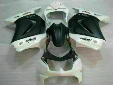 Carenado EX250 2008-2012 - Blanco Negro Ninja 3M