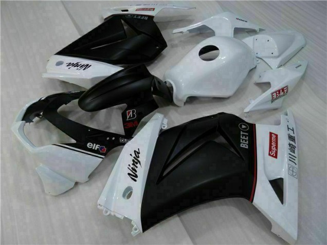 Carenado EX250 2008-2012 - Blanco Negro Ninja