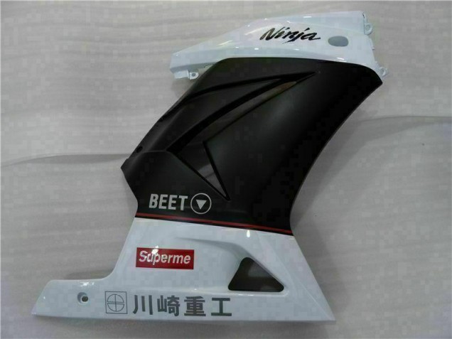 Carenado EX250 2008-2012 - Blanco Negro Ninja