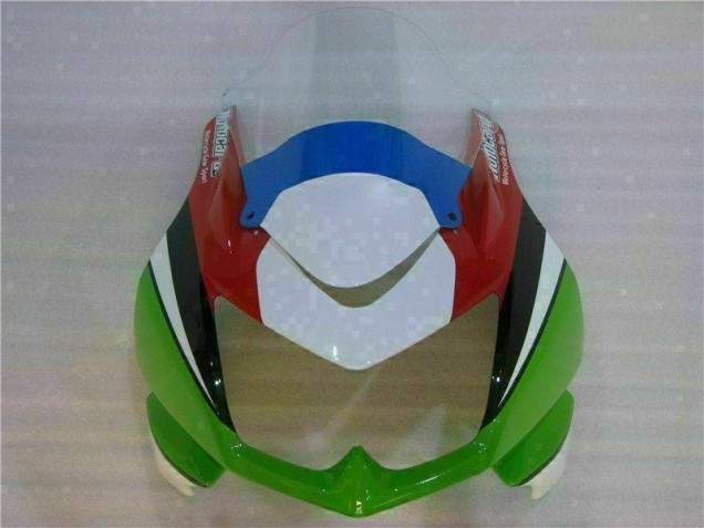 Carenado EX250 2008-2012 - Blanco Verde Negro Ninja