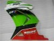Carenado EX250 2008-2012 - Blanco Verde Negro Ninja