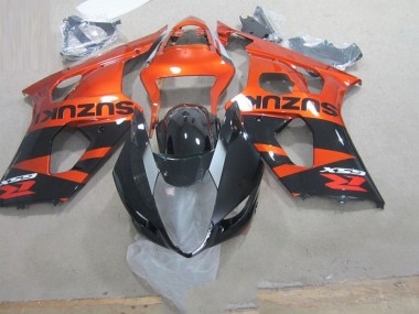 Carenado GSXR 1000 K3 2003-2004 - Negro Naranja