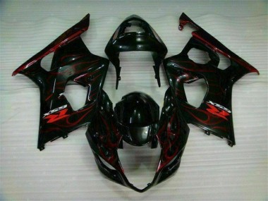 Carenado GSXR 1000 K3 2003-2004 - Rojo Llama