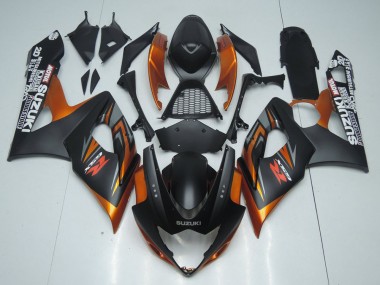 Carenado GSXR 1000 K5 2005-2006 - Marrón & Negro Mate