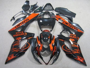 Carenado GSXR 1000 K5 2005-2006 - Negro Naranja Corona Extra