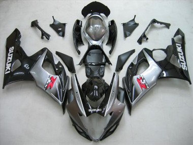 Carenado GSXR 1000 K5 2005-2006 - Negro Plata Gris