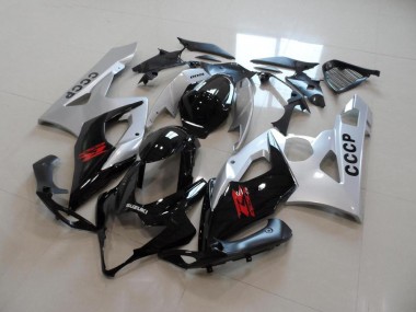 Carenado GSXR 1000 K5 2005-2006 - Plata Negro