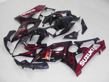 Carenado GSXR 1000 K5 2005-2006 - Rojo Llama