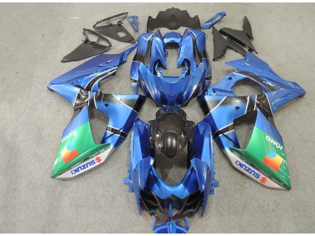 Carenado GSXR 1000 K9 2009-2016 - Azul Verde JOMO