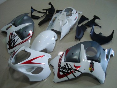 Carenado GSXR 1300 Hayabusa 1996-2007 - Blanco Negro