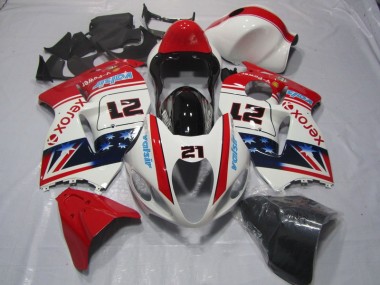 Carenado GSXR 1300 Hayabusa 1996-2007 - Blanco Rojo Xerox 21