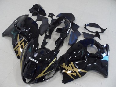 Carenado GSXR 1300 Hayabusa 1996-2007 - Negro Oro Calcomanías
