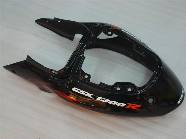 Carenado GSXR 1300 Hayabusa 1996-2007 - Negro Rojo Llama