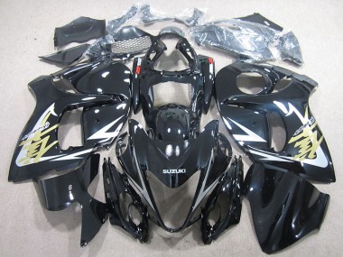 Carenado GSXR 1300 Hayabusa 2008-2019 - Negro Oro Calcomanías