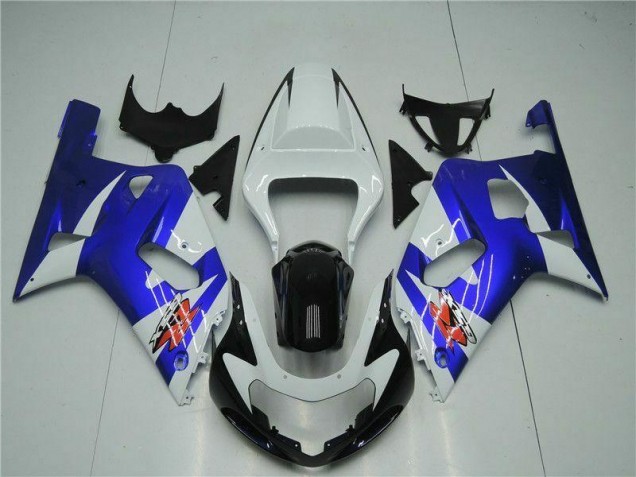 Carenado GSXR 600 / 750 K1 K2 K3 2001-2003 - Blanco Azul
