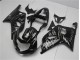 Carenado GSXR 600 / 750 K1 K2 K3 2001-2003 - Negro Blanco Llama Carenado GSXR 600 / 750 K1 K2 K3 2001-2003 - Negro Blanco Llama